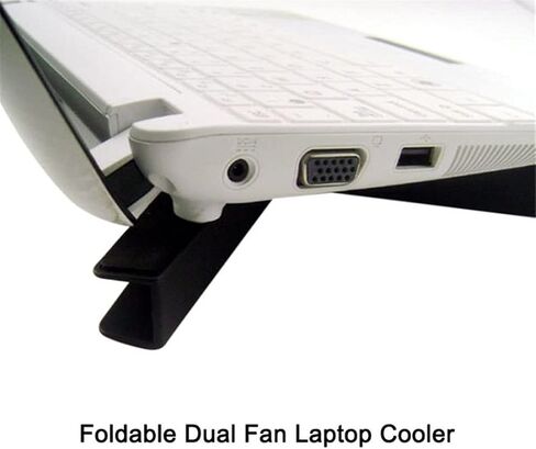 Laptop Cooler Pad Stand Base Cooling Foldable Fan Portable Convenient Notebook Computer Accessories in Kuwait