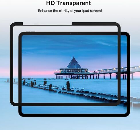 Paper Screen Protector Compatible with iPad Pro 12.9" Removable Draw and Write Like on Paper, Anti Glare Blue Light Filter, Sensitivity Film, Matte Shield Apple Pencil & Case Friendlly in Kuwait