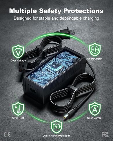VHBW 54.6V 2A Charger for Ridstar Q20 H20 E-Bikes in Kuwait