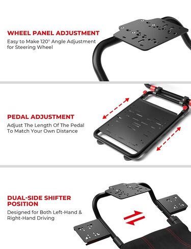 RACGTING Foldable Racing Simulator Cockpit for Logitech Thrustmaster MOZA in Kuwait
