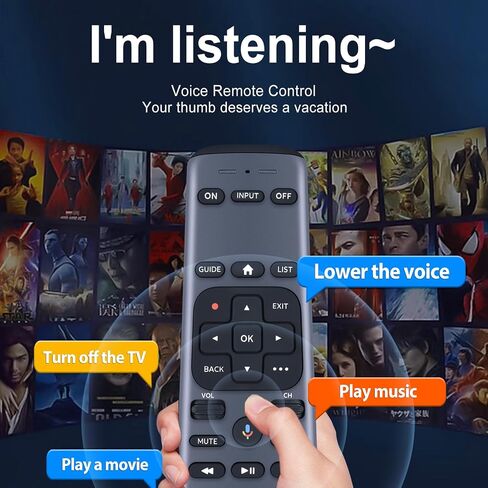New AT&T TV Now DirecTV Receiver and Direc TV Stream Replacement 2nd Generation Voice RC82V Remote Control for C71KW-200 C71KW-400 Osprey Receiver in Kuwait