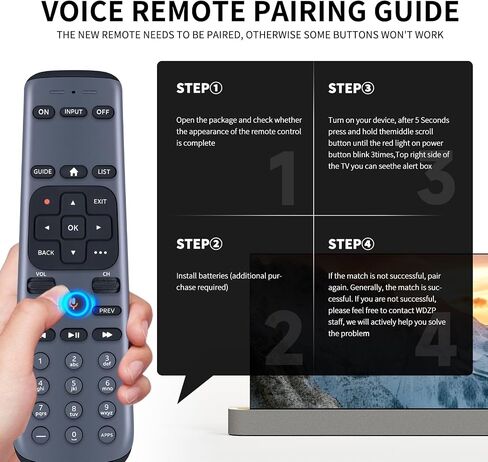 New AT&T TV Now DirecTV Receiver and Direc TV Stream Replacement 2nd Generation Voice RC82V Remote Control for C71KW-200 C71KW-400 Osprey Receiver in Kuwait