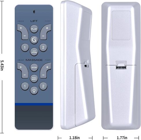 Replacement Remote Control for Tempurpedic Ergo Advanced Adjustable Bed, Models Rc-wm-101, Easy to Pair in Kuwait