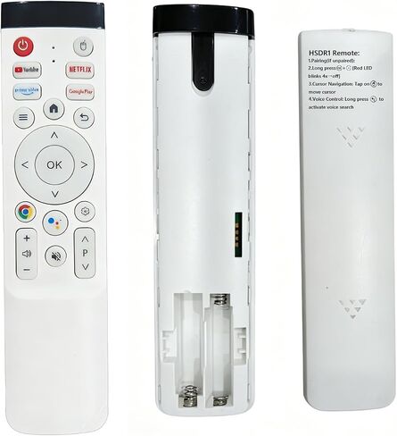 Portable TV Remote Control & Voice Google Assistant with USB Signal Receiver,Supports Bluetooth,Portable Smart TV Remote Control Suitable for Models of OFD,for VLH,for SDYSTVAI (Battery Not Included) in Kuwait