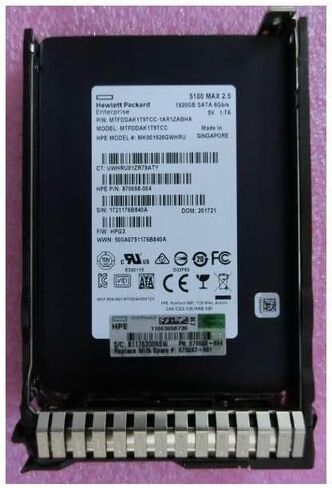 SSD 1.92TB 6G SATA MU SFF Refurbished, 875478-B21,805383-001, 817116-001, (Refurbished) in Kuwait