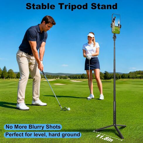TRELC Golf Tripod & Monopod for Swing Recording, Magnetic Phone Stand in Kuwait