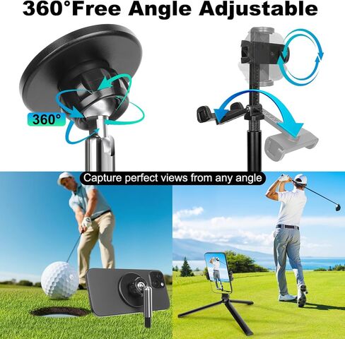 TRELC Golf Tripod & Monopod for Swing Recording, Magnetic Phone Stand in Kuwait