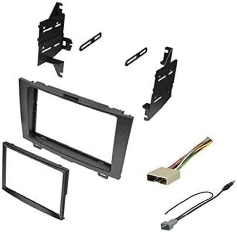 Double Din Car Stereo Radio Install Dash Kit and Wire Harness Combo -No Factoy Nav Vehicles: Made for Honda: 2007 2008 2009 2010 2011 CR-V CRV in Kuwait