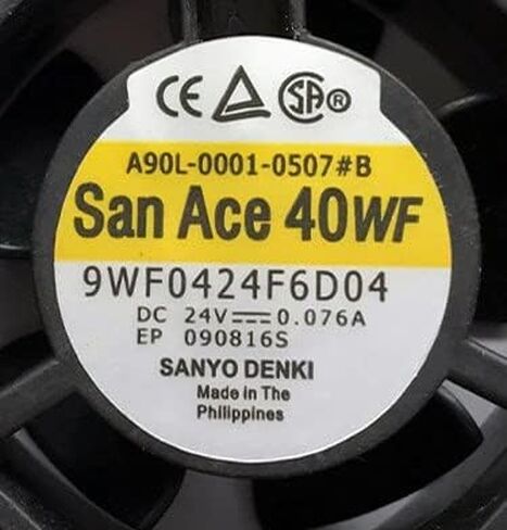 1 PCS 9WF0424F6D04 A90L-0001-0507#B 24V 0.076A 40×40×20mm Fanuc System Fan in Kuwait