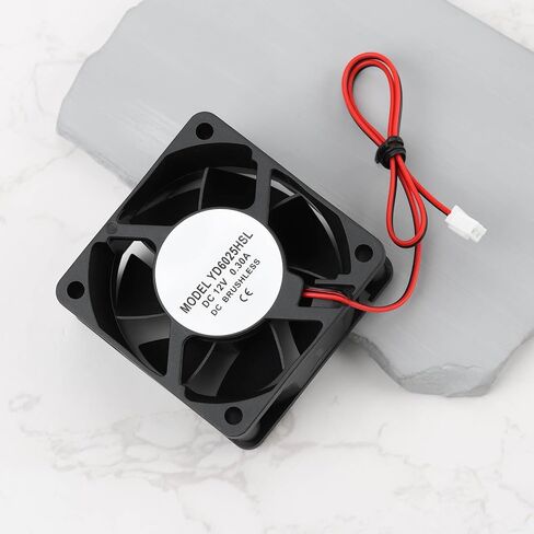 DC 12V 0.3A 2Pin Cooling Fan YD6025HSL 60×60×25mm Compatible with Bitmain APW3 APW7 APW17 APW12 in Kuwait
