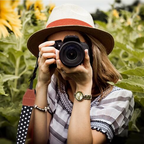 HOMSFOU Vintage Camera Shoulder Strap with Quick Release for DSLR Cameras in Kuwait
