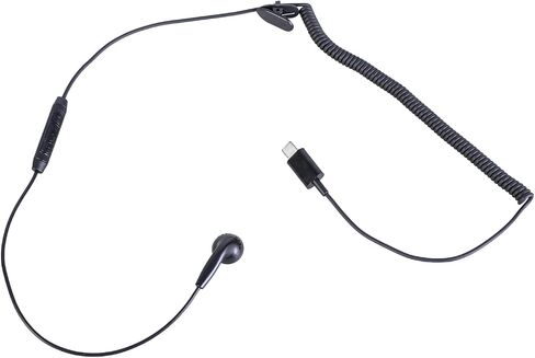 USB Type C Spring Single Side Earphones with Volumes Adjustments in Kuwait