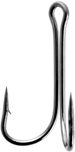 Pack of 30 Fishing Double Hooks Black Classic Frog Hooks High Carbon Steel Hooks Boxed in Kuwait