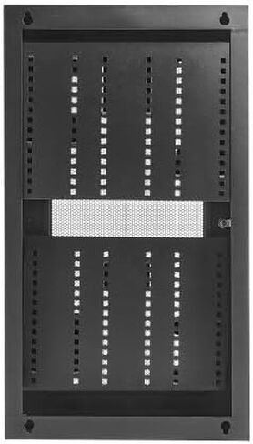 SRWF10UMOD Low-Profile Vertical-Mount Structured Wiring Enclosure with Adjustable Equipment Brackets, 16.5", 150 lb, 5U in Kuwait