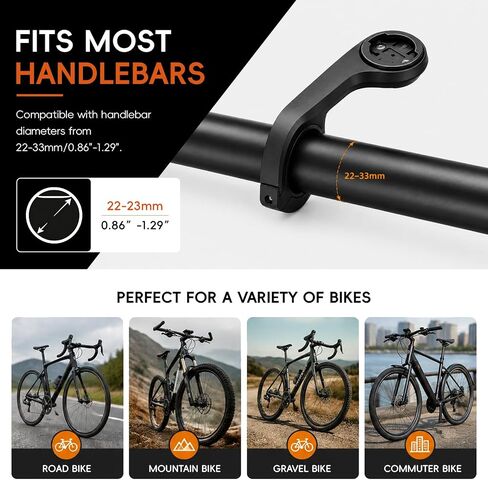 Out Front Mount Compatible with Garmin Edge GPS Bike Computer in Kuwait