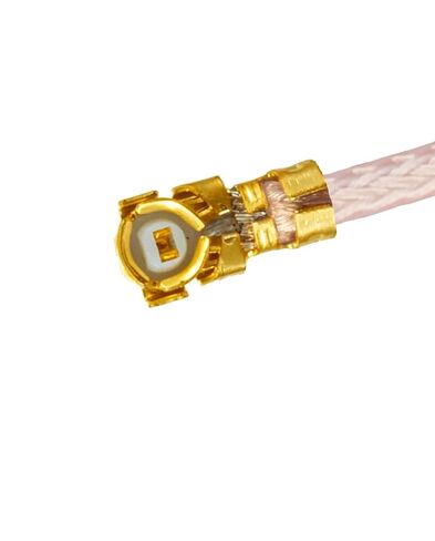 2PCS U.F.L1 to N Type Female Low Loss Coaxial Cable 4" /10CM U.F.L1 RG178 Coaxial Pigtail Cable for Wireless Routers Mini PCIE Network Cards PCI Wi-Fi WAN Repeater in Kuwait