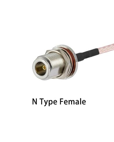 2PCS U.F.L1 to N Type Female Low Loss Coaxial Cable 4" /10CM U.F.L1 RG178 Coaxial Pigtail Cable for Wireless Routers Mini PCIE Network Cards PCI Wi-Fi WAN Repeater in Kuwait