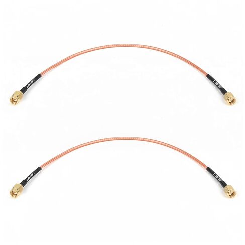 3ft SMA Male to SMA Male Cable 2PCS, RG316 SMA Extension Cable 50 ohm for Router, Test Equipment, Signal Enhancer, Wireless Adapter,WiFi Antenna Applications in Kuwait
