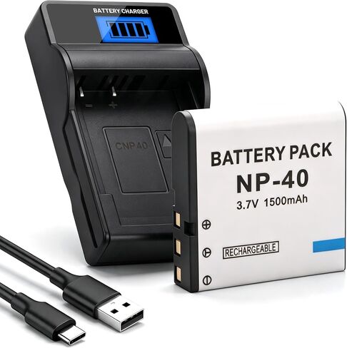NP-40 Battery for Casio NP-40 (Not for Fujifilm NP40) Kodak LB-060 GE GB-60 in Kuwait