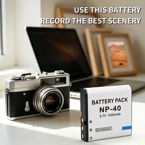 NP-40 Battery for Casio NP-40 (Not for Fujifilm NP40) Kodak LB-060 GE GB-60 in Kuwait