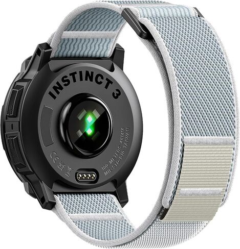 Nylon Watch Band for Garmin Instinct 2/3 45mm, Fits Solar Tactical in Kuwait