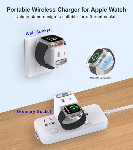 4-in-1 30W Retractable USB-C Wall Charger for Apple Watch, iPhone, iPad in Kuwait