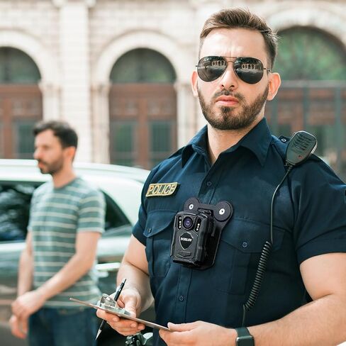 BOBLOV Body Camera Magnet Mount, 6pcs Magnets Style, Universal Magnetic Suction Back Clips and M5 2K Police Body Worn Camera, GPS Enabled &1440P Body Mounted Cam, 128G Body Cam Built-in 4200MAH in Kuwait
