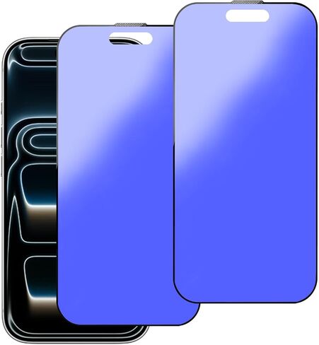 2 Pack for iPhone 17 Pro Privacy Matte Screen Protector Anti spy Tempered Glass Anti blue Light Film 6.3 inch in Kuwait