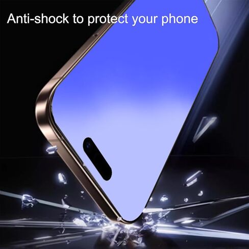 2 Pack for iPhone 17 Pro Privacy Matte Screen Protector Anti spy Tempered Glass Anti blue Light Film 6.3 inch in Kuwait
