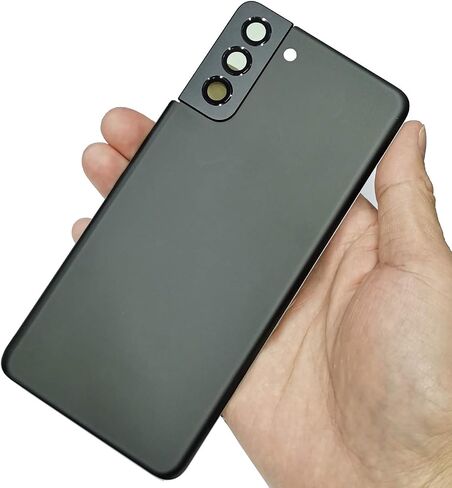 Galaxy S21+ Back Glass Replacement with Camera Glass for Samsung Galaxy S21+ 5G 6.7" SM-G996U G996B G996W G996U1 S21 Plus Back Cover Housing with Tape Repair Part (Phantom Black) in Kuwait