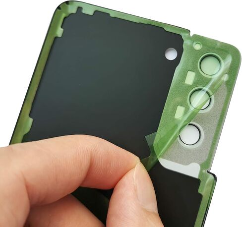 Galaxy S21+ Back Glass Replacement with Camera Glass for Samsung Galaxy S21+ 5G 6.7" SM-G996U G996B G996W G996U1 S21 Plus Back Cover Housing with Tape Repair Part (Phantom Black) in Kuwait