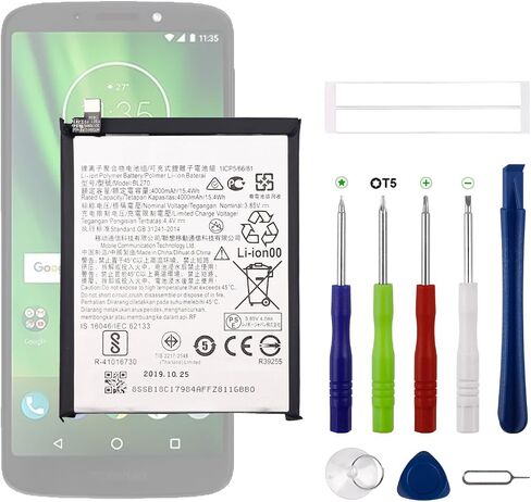 New 4000mAh BL270 Battery Replacement for Moto G6 Play XT1922 XT1922-7 Lenovo K6 Note with Tools in Kuwait