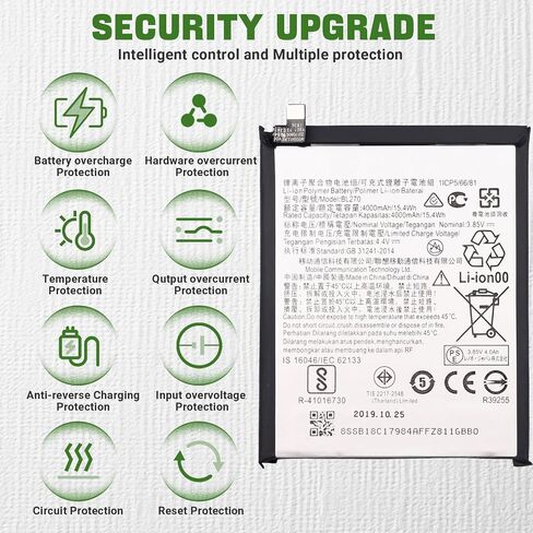New 4000mAh BL270 Battery Replacement for Moto G6 Play XT1922 XT1922-7 Lenovo K6 Note with Tools in Kuwait