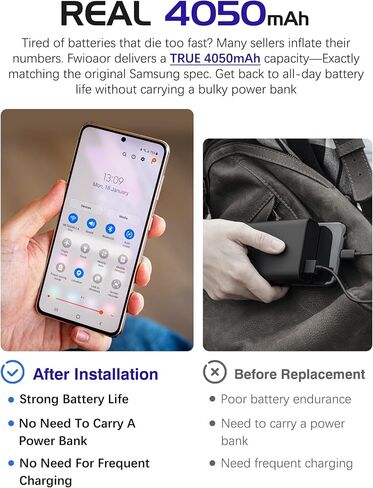 XCover Pro & 6 Pro Battery,4050mAh for EB-BG715BBE in Kuwait