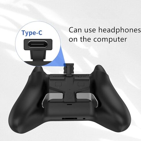 Gaming Controller Back Button Extension Keys Replacement Back Button Attachment With 3.5MM Headphone for Xbox Series S X Controller in Kuwait