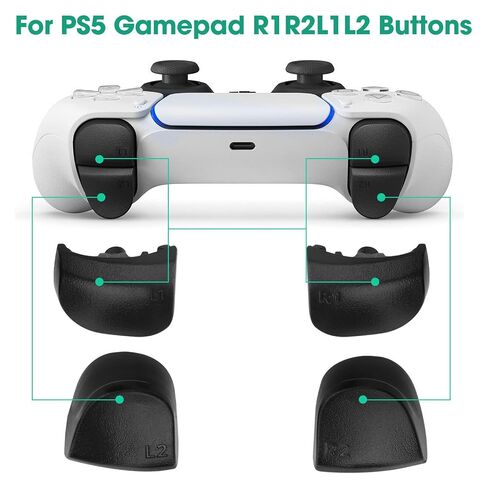 10PCS Black Controller Thumb Grip Buttons Tool Kit Repair Part for Sony for PS5 in Kuwait