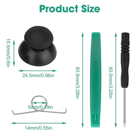 10PCS Black Controller Thumb Grip Buttons Tool Kit Repair Part for Sony for PS5 in Kuwait
