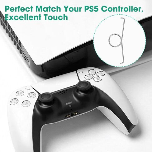 10PCS Black Controller Thumb Grip Buttons Tool Kit Repair Part for Sony for PS5 in Kuwait