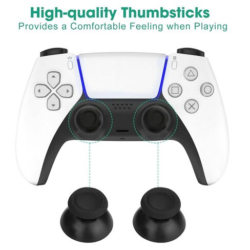 10PCS Black Controller Thumb Grip Buttons Tool Kit Repair Part for Sony for PS5 in Kuwait