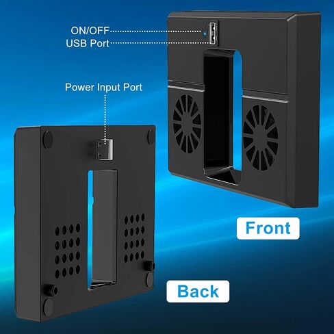 Upgraded USB Vertical Dual Cooling Fan External Cooler Accessories for Xbox Series X Console in Kuwait