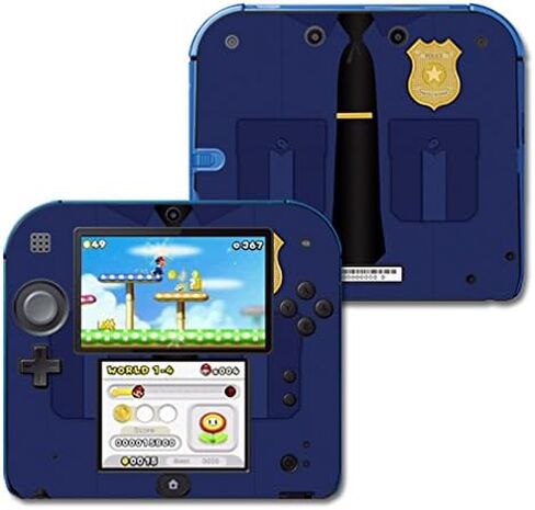 MightySkins Skin Compatible with Nintendo 2DS - Policeman | Protective, Durable, and Unique Vinyl Decal wrap Cover | Easy to Apply, Remove, and Change Styles | Made in The USA in Kuwait