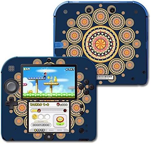 MightySkins Skin Compatible with Nintendo 2DS - Summer Mandala | Protective, Durable, and Unique Vinyl Decal wrap Cover | Easy to Apply, Remove, and Change Styles | Made in The USA in Kuwait