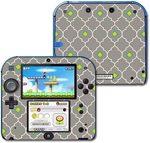 MightySkins Skin Compatible with Nintendo 2DS wrap Sticker Skins Quatrefoil in Kuwait