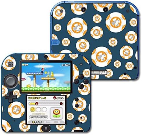 MightySkins Skin Compatible with Nintendo 2DS - Mini Galaxy Bots | Protective, Durable, and Unique Vinyl Decal wrap Cover | Easy to Apply, Remove, and Change Styles | Made in The USA in Kuwait