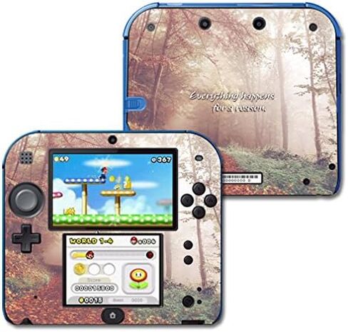 MightySkins Skin Compatible with Nintendo 2DS - Happens for A Reason | Protective, Durable, and Unique Vinyl Decal wrap Cover | Easy to Apply, Remove, and Change Styles | Made in The USA in Kuwait