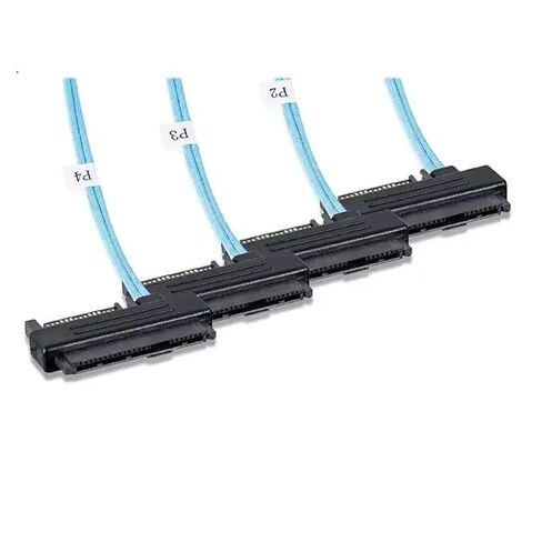 S/AS SATA Cables SFF-8643 to 4 SFF-8482 Internal M1ni HD to 29pin Connector with 15pin Power Port 12GB/S Cord(0.5m) in Kuwait
