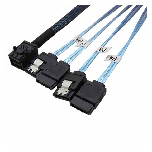 Internal for Mini SAS SFF-8643 to 4X SATA Cable 50cm in Kuwait