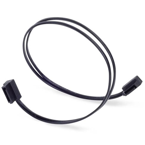 CP11B-300 SATA Cable with Lateral 90 Degree Angled SATA Connector 6Gb/s 30cm Black in Kuwait