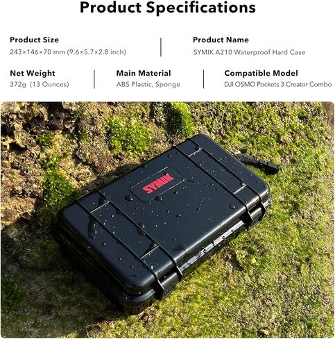 SYMIK Hard Carrying Case for DJI Osmo Pocket 4 / Pocket 3 / Xtra Muse in Kuwait