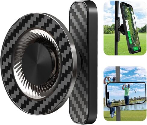 Magnetic Golf Cart Phone Holder - Valentines Day Gifts for Him Husband Boyfriend, N52 Super Strong Magnet Golf Cart Accessories for EZGO Club Car Yamaha, Fits MagSafe iPhone 17 16 (Iron Gray) in Kuwait
